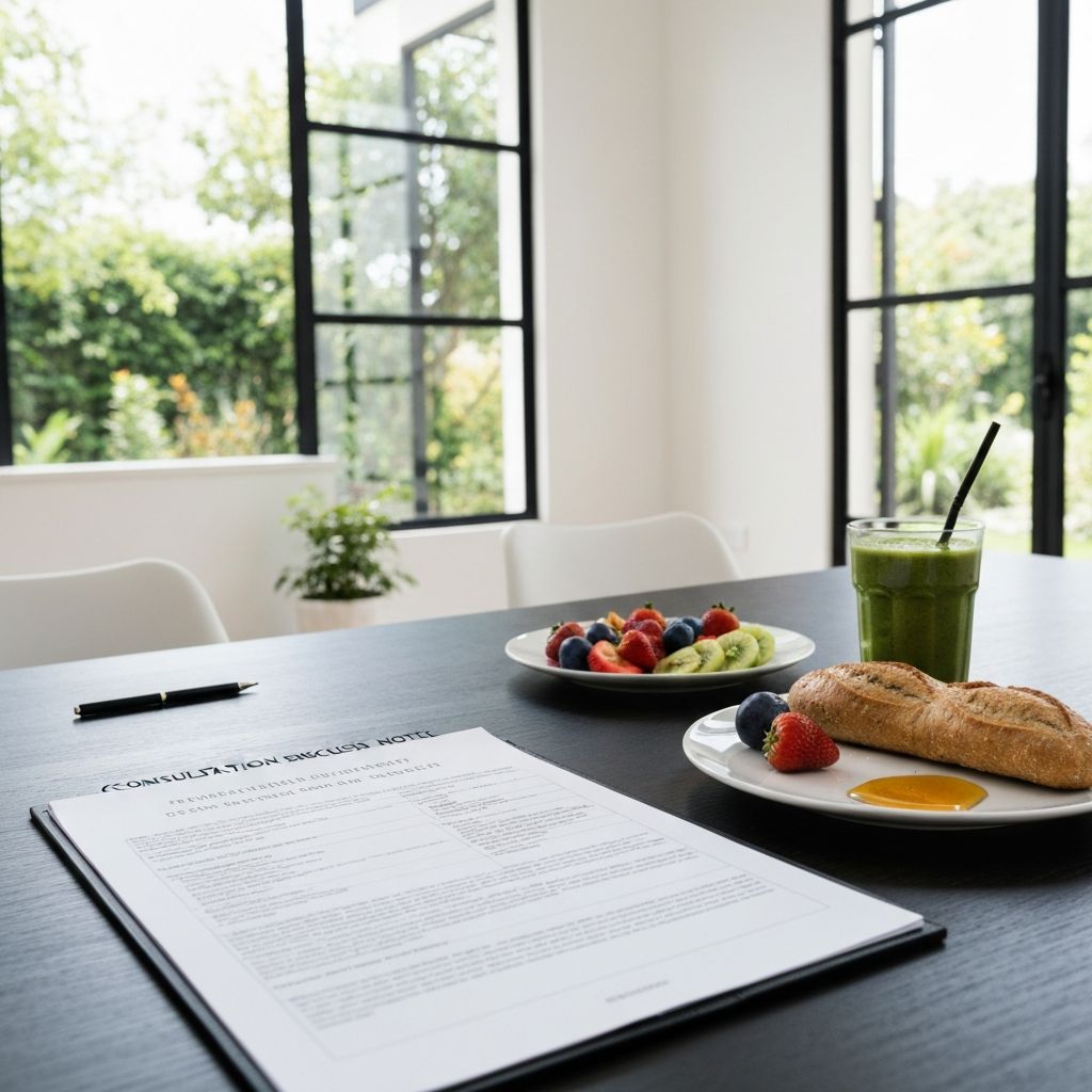 Nutrition consultation for lifestyle support